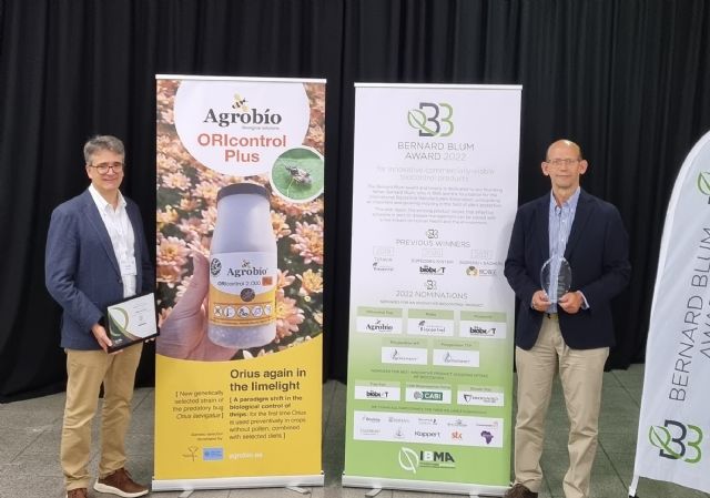 Premio internacional al control biológico de plagas desarrollado por investigadores de la UPCT y Agrobío