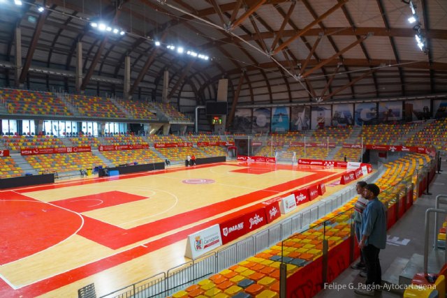 El Palacio de Deportes de Cartagena estrena nueva iluminación y mejora su accesibilidad con una inversión que ronda los 600.000 euros