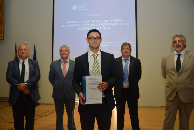 Premio nacional a una tesis de la UPCT que emplea la inteligencia artificial para detectar problemas en los motores de los buques