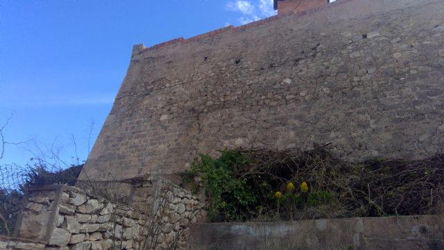 Patrimonio Arqueológico ejecuta la limpieza de vegetación del Baluarte 24 de la Muralla de Carlos III