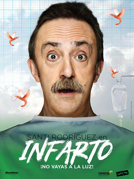Santi Rodríguez burla la muerte con mucho humor en ´Infarto, ¡No vayas a la luz!´