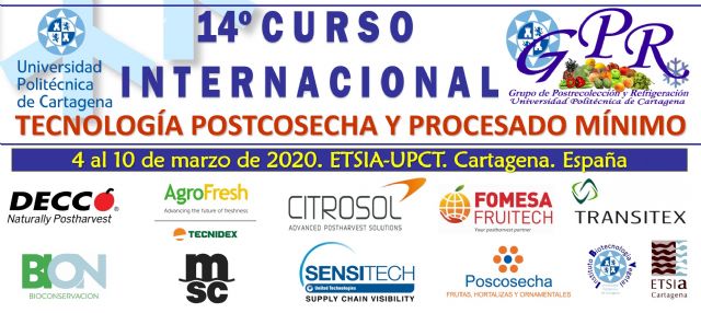 Mañana comienza la XIV edición del Curso Internacional sobre Tecnología Postcosecha y Procesado mínimo
