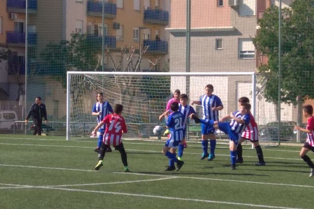 C.D. Mediterráneo, Evangélico F.C. y Cartagena F.C. mandan en infantiles de fútbol 11