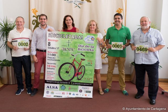 Cartagena se subira a la bici para luchar contra el cancer en el Dia de la Bicicleta