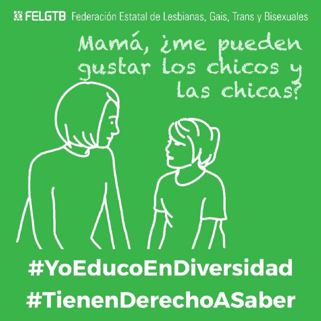 Exigen que se imparta educación en diversidad LGTBI de forma obligatoria