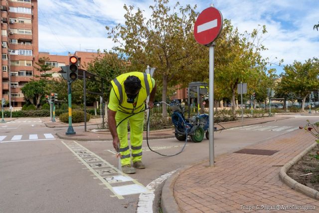 El Parque de Educación Vial renueva su señalización vertical e incluye una zona con distintos tipos de aparcamiento
