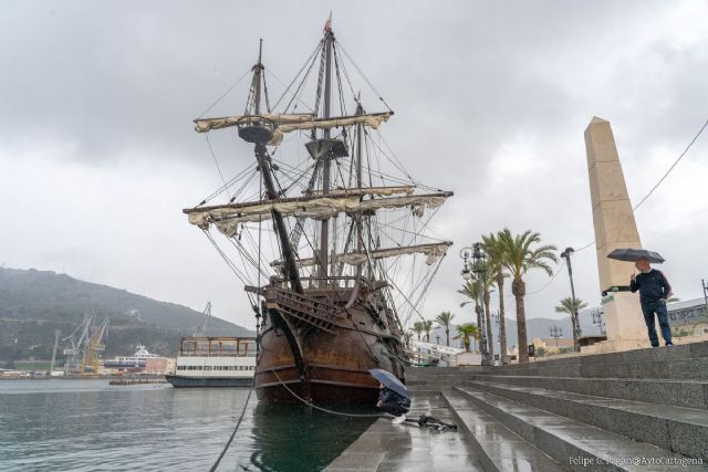 El Galeón Andalucía suelta anclas en Cartagena