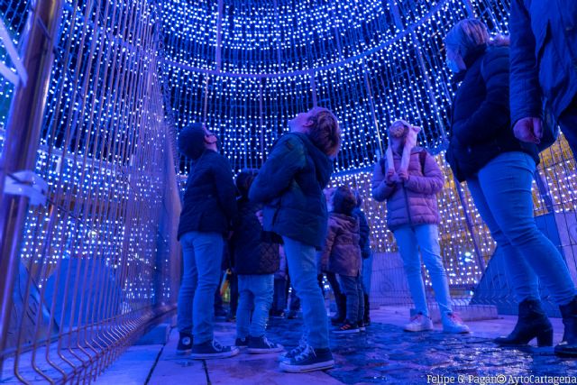 Cartagena estrena su iluminación navideña