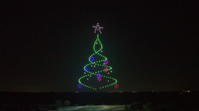 Cartagena dará la bienvenida a la Navidad un espectáculo de 220 drones y 18 pirodrones