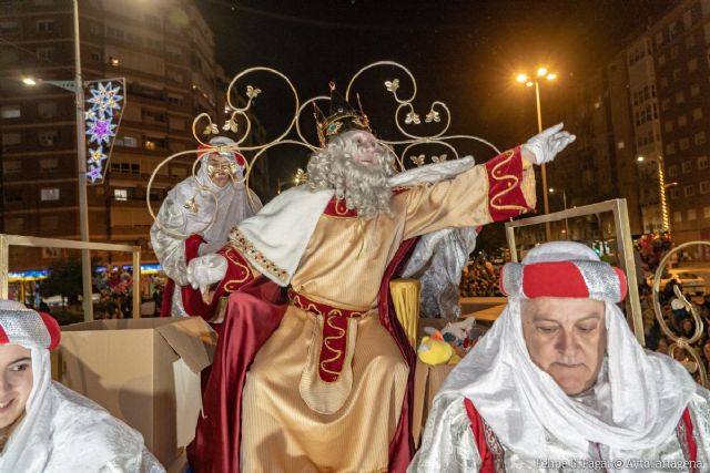 Dispositivo de tráfico con motivo de la Cabalgata de Reyes Magos de Cartagena