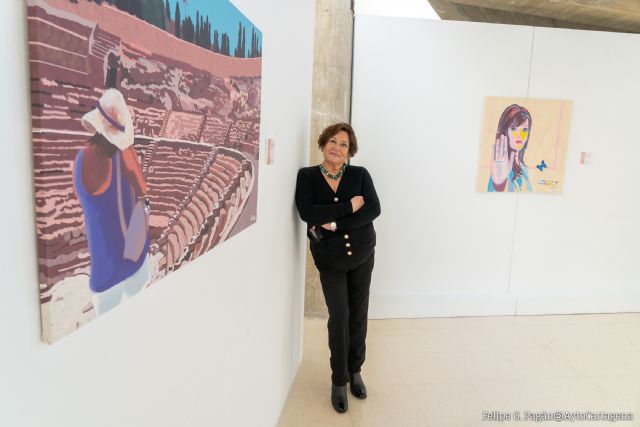 La exposición ´VIDA´ de Geles Conesa acerca la pintura digital al Luzzy