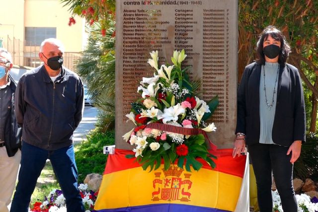 El Ayuntamiento de Cartagena conmemora el 76 aniversario de la liberación del campo de Mauthausen
