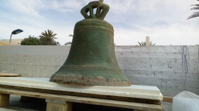 Cultura recupera la campana del Monasterio de San Ginés de la Jara de Cartagena