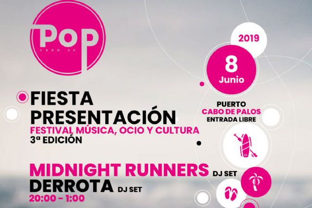 El puerto de Cabo de Palos acoge la presentación del festival Cabo Pop con ocio, deporte y música