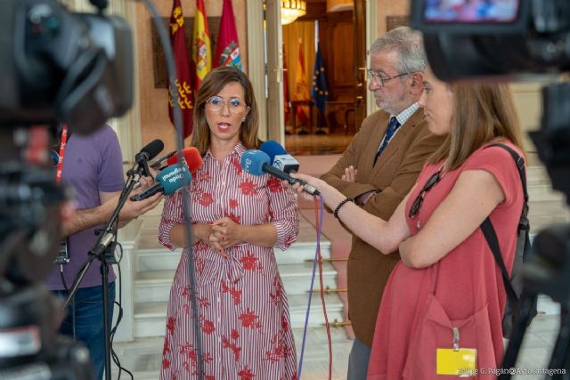El Mar Menor, las necesidades en materia sanitaria y la Ley Regional de Financiación Local, claves de la reunión de la alcaldesa de Cartagena con el presidente de la Asamblea