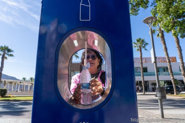 Dos nuevas fuentes facilitarán el acceso a agua fría potable en el centro de Cartagena