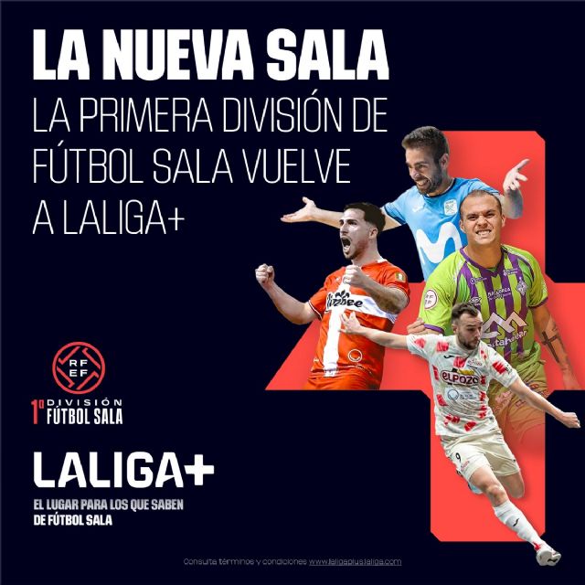 LALIGA+ retransmitirá todos los partidos del Jimbee Cartagena Costa Cálida de la temporada 25/26
