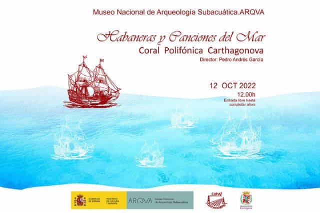 El Museo Nacional de Arqueología Subacuática acoge el concierto de Habaneras y Canciones del Mar por el día de la Hispanidad