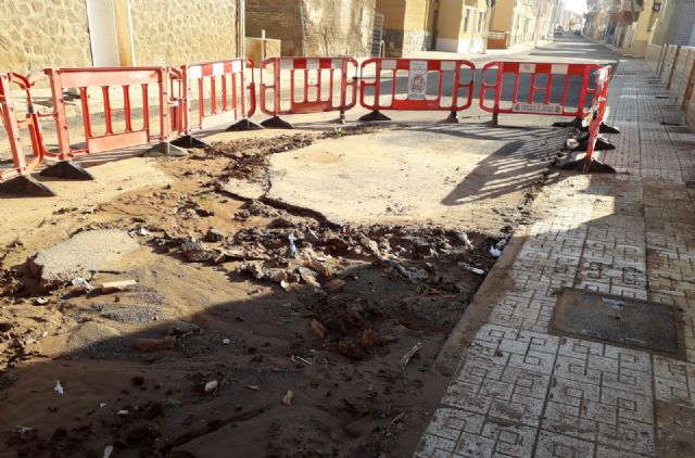 Cortadas varias calles de Los Nietos por labores de reparación tras los efectos de la DANA