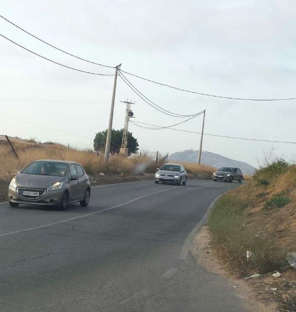 MC Cartagena consigue que el Gobierno empiece a reparar la carretera de La Asomada