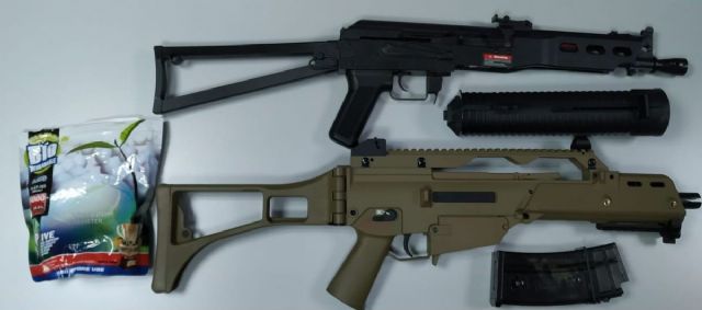 La Policía Local de Cartagena interviene dos armas de aire comprimido