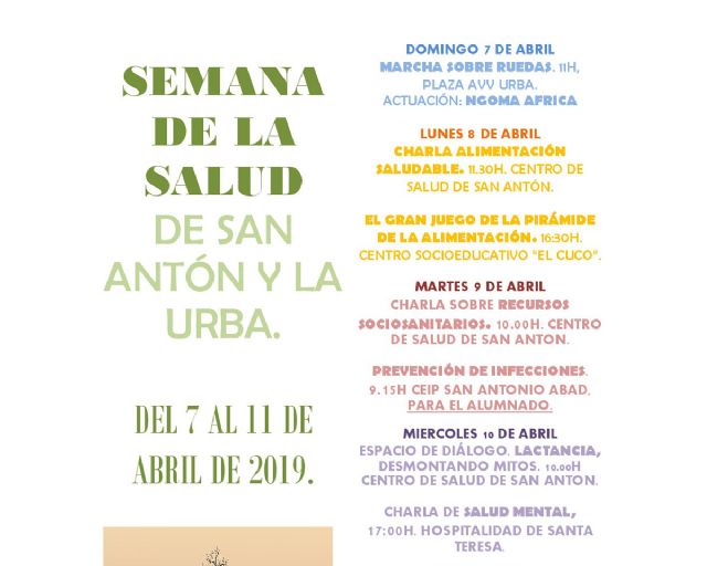 Los barrios de San Antón y la Urba celebran la II Semana de la Salud
