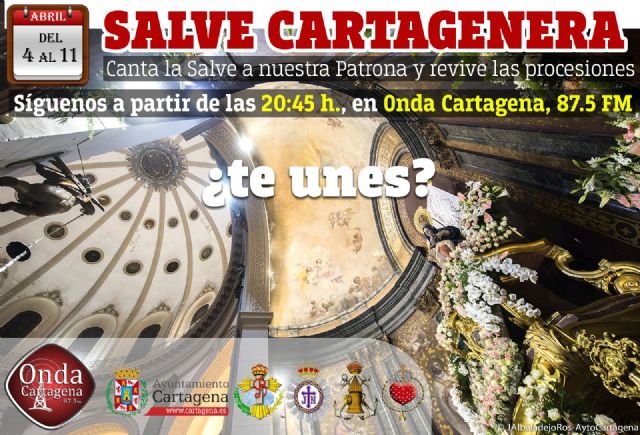 El canal de municipal de Youtube retransmite esta noche la salve Cartagenera desde Santa María