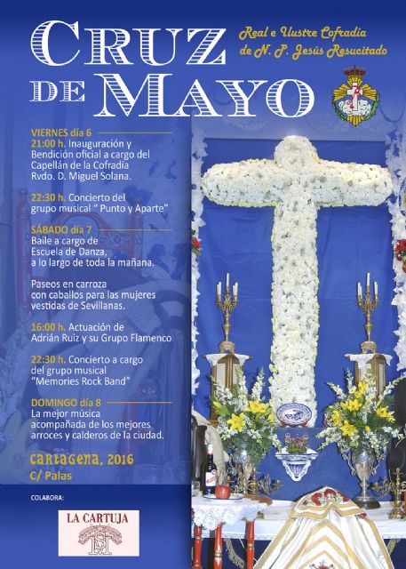 'El Resucitado' preparado para las Cruces de Mayo