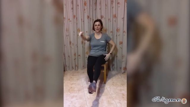 Rutina de coordinación en silla con la sesión diaria de 'Deporte en Casa, no pierdas el ritmo´