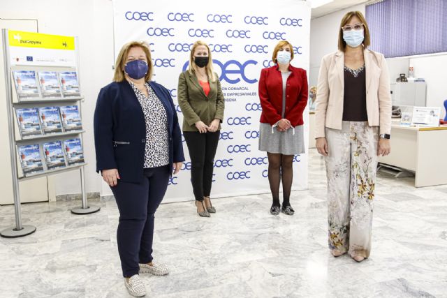 Isabel Franco se reúne con la asociación de empresarias y profesionales de Cartagena y la patronal COEC