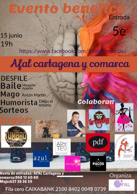 Afal Cartagena y Comarca organiza un desfile de moda benéfico para recaudar fondos para los enfermos de alzhéimer
