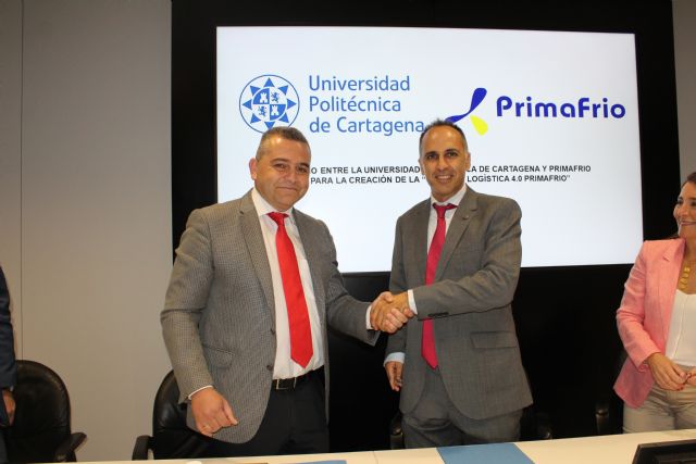 Estudiantes de Agrónomos, Industriales y ‘Teleco’ de la UPCT se iniciarán en logística 4.0 con la cátedra Primafrío