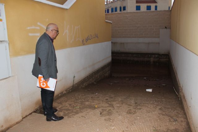 Ciudadanos exige que se ejecuten ya las actuaciones para evitar las inundaciones en Los Nietos y Mar de Cristal