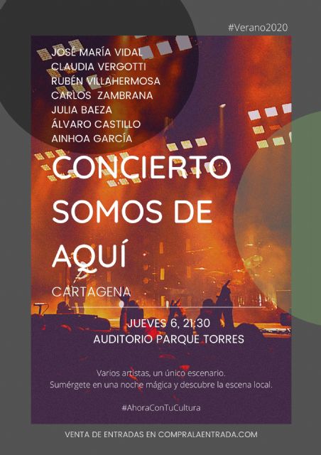 Músicos emergentes de Cartagena se unen en el concierto ‘Somos de Aquí’, como ya hicieron en torno a la canción ‘Querida ciudad’