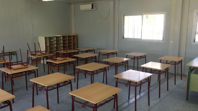 Ciudadanos reclama que la Consejería de Educación se haga cargo del gasto del aula prefabricada en el Miguel de Cervantes