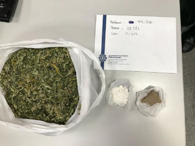 La Policía Local recupera 140 gramos de estupefacientes en Lo Campano