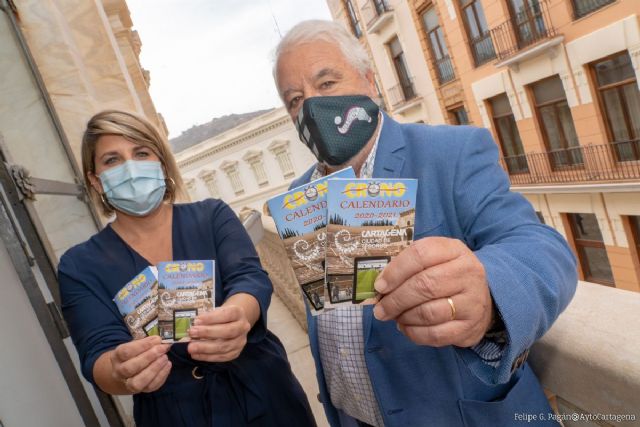 El calendario Crono regresa un año más con la actualidad deportiva de Cartagena