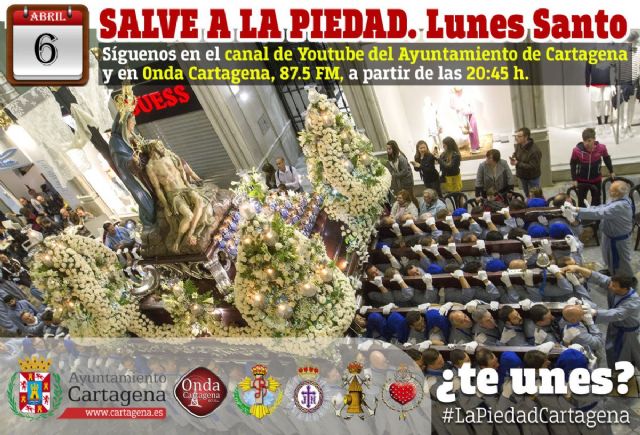 El fervor de la Salve a la Piedad de este Lunes Santo también se retransmite por internet