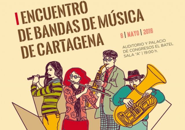 La música tiene una cita este domingo en El Batel con el primer encuentro de bandas de Cartagena