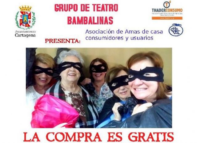 ´La compra es gratis´ se pone sobre las tablas del Aula de Cultura CAM