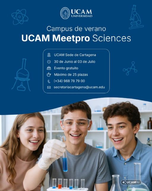 UCAM Cartagena lanza su campus de verano para despertar vocaciones científicas entre los más jóvenes