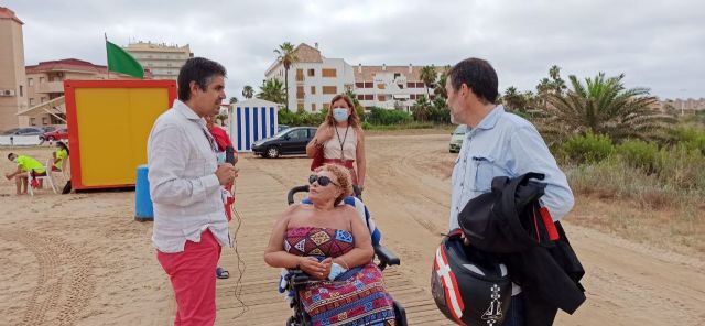 MC: Las playas de Cartagena afrontan su segundo verano sin el servicio de baño asistido