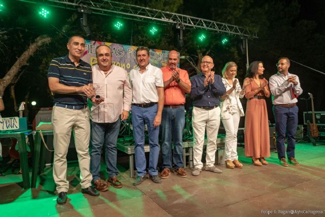 Policía Local de Cartagena recibe el reconocimiento por el dispositivo de San Juan en las fiestas del Polígono de Santa Ana