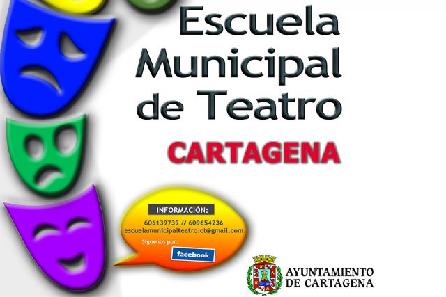 Abierto el plazo de matriculación para la Escuela Municipal de Teatro