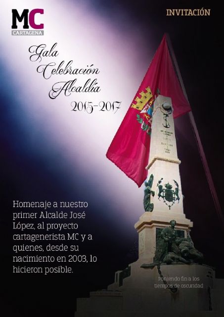 MC celebra mañana el trabajo de dos años en la Alcaldía para recuperar la dignidad de Cartagena