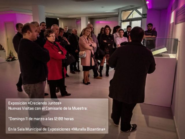 La Sala Municipal de la Muralla Bizantina albergara un recorrido por la muestra Creciendo Juntos