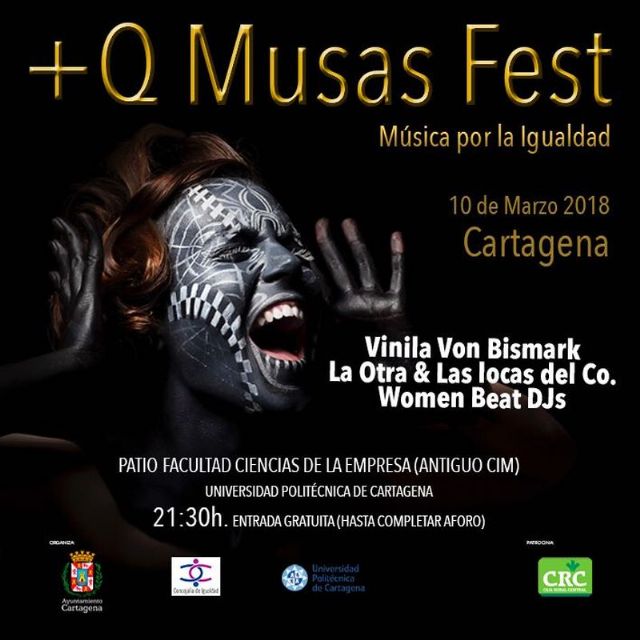 La musica por la igualdad sonara este sabado en + Q Musas Fest