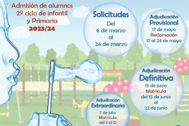Hasta el 24 de marzo se podrán presentar las solicitudes para la admisión de alumnos para el próximo curso