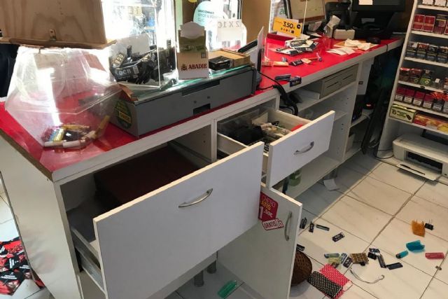 Detenido un hombre de 51 años como presunto autor de un robo en un estanco