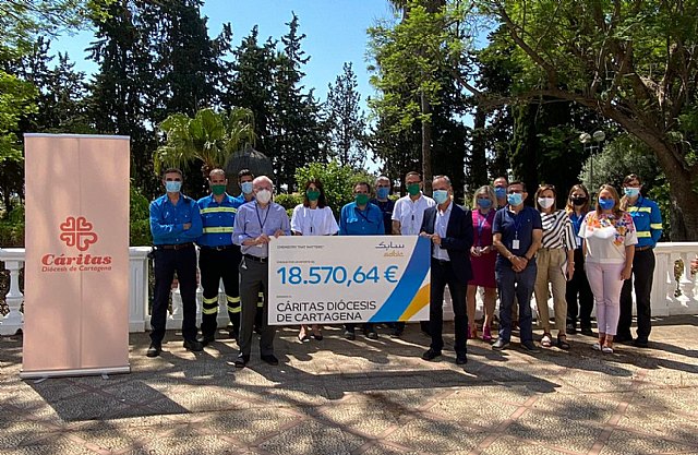 SABIC culmina una campaña de donaciones de sus empleados igualada por la empresa a Cáritas Diócesis de Cartagena